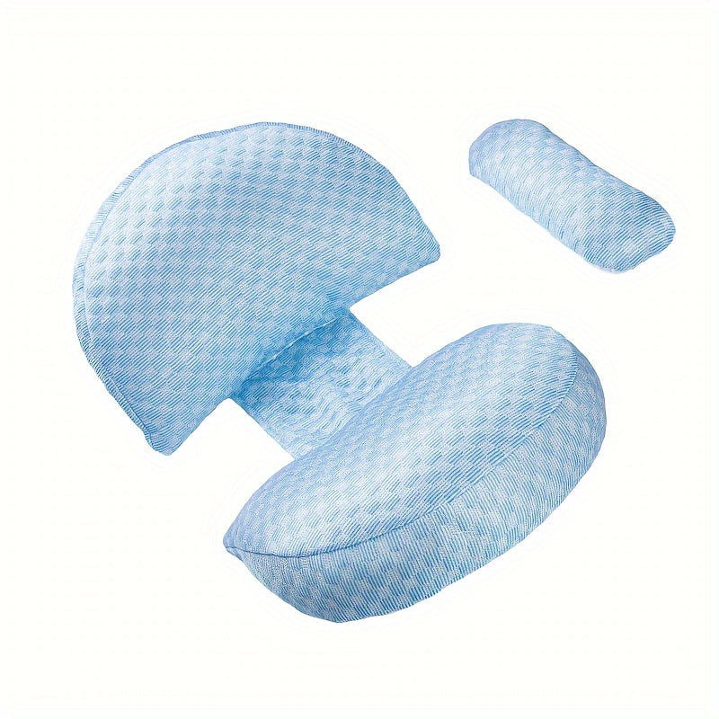 Pregnancy Pillow 3D Raised Beans with Abdominal Support Ergonomic Body Pillow for Pregnant Women