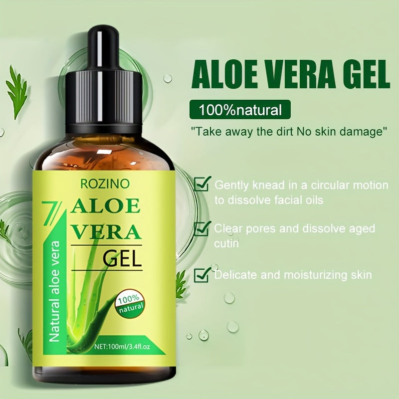 Aloe Vera Gel for Face 100ml Hydrating Paraben-Free Unscented All Skin Types Women