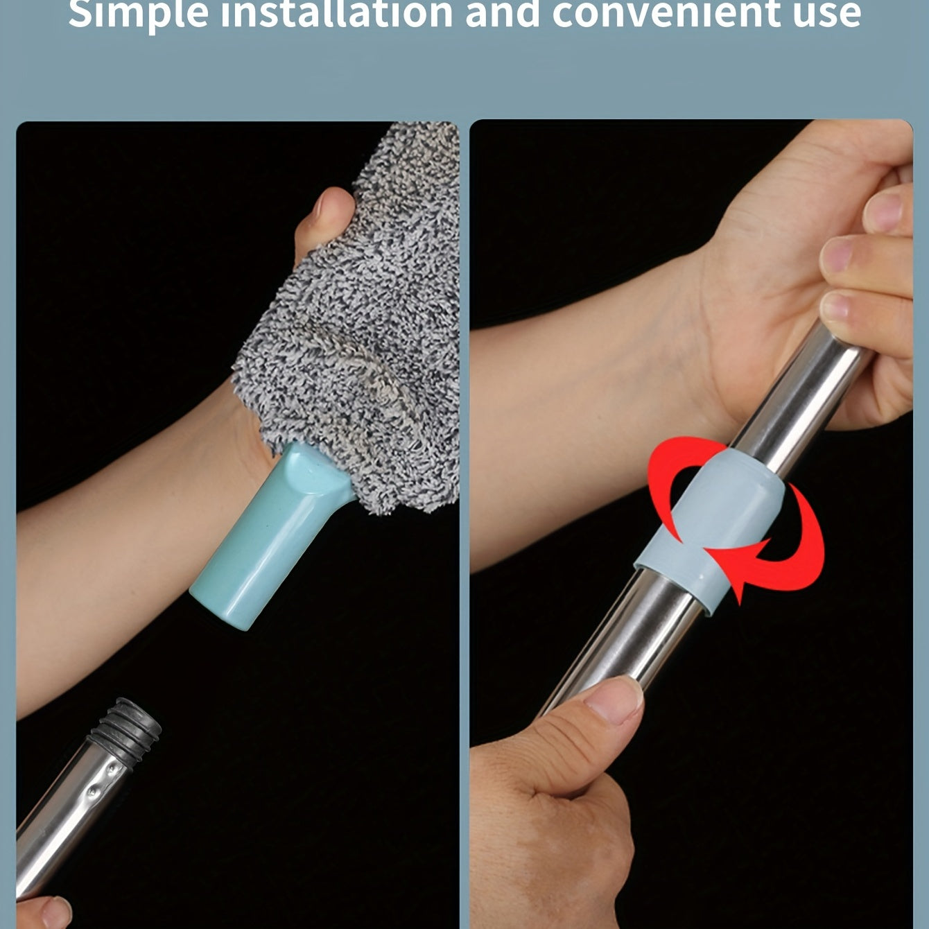 Yotoq osti tozalash asbobi, bo'shliqdagi changni olib tashlash uchun elektrostatik changyutgich