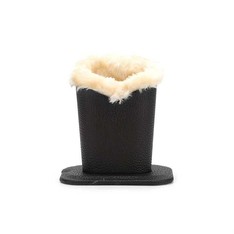 Plush qoplamali, chizishdan himoyalovchi okean to'lqinlari kanvasidan tayyorlangan, ko'zoynaklarni xavfsiz ushlab turish uchun mo'ljallangan stolda yoki tungi stol uchun ko'zoynaklar tashkilotchisi.