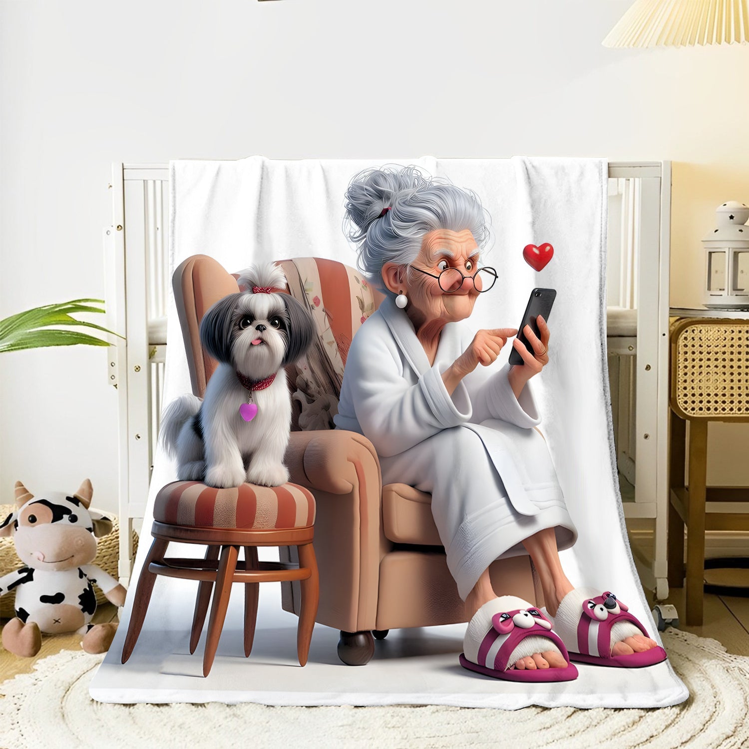 Kuchli va yengil, qulay Flanel sochiq, kres, yotoq, sayohat uchun yumshoq sovgʻa, buvislar va opa-singillar uchun