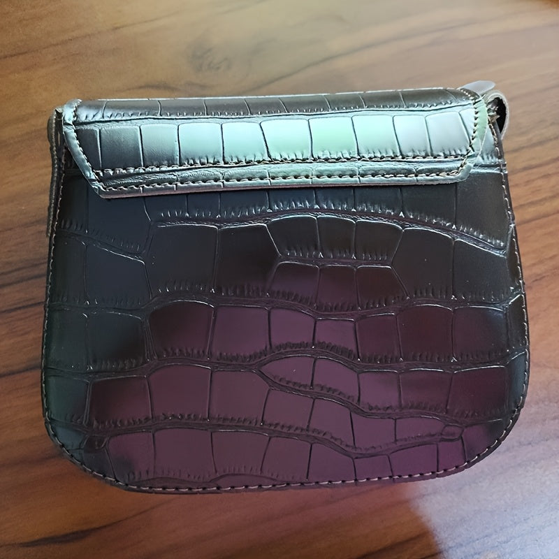 Black Mini Square Bag Crossbody Shoulder Bag Fashion Small PU Bag