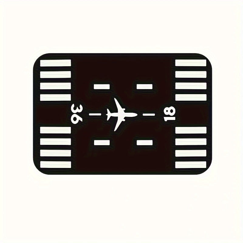 To‘g‘ri burchakli aeroport qiruvchi gilam: yengil, mashinada tayyorlangan, qo‘l bilan yuvish mumkin, 1 sm qalinlikda, sirpanmaydigan, mustahkam, uy bezatish uchun ideal - bir nechta o‘lchamlarda taklif etiladi