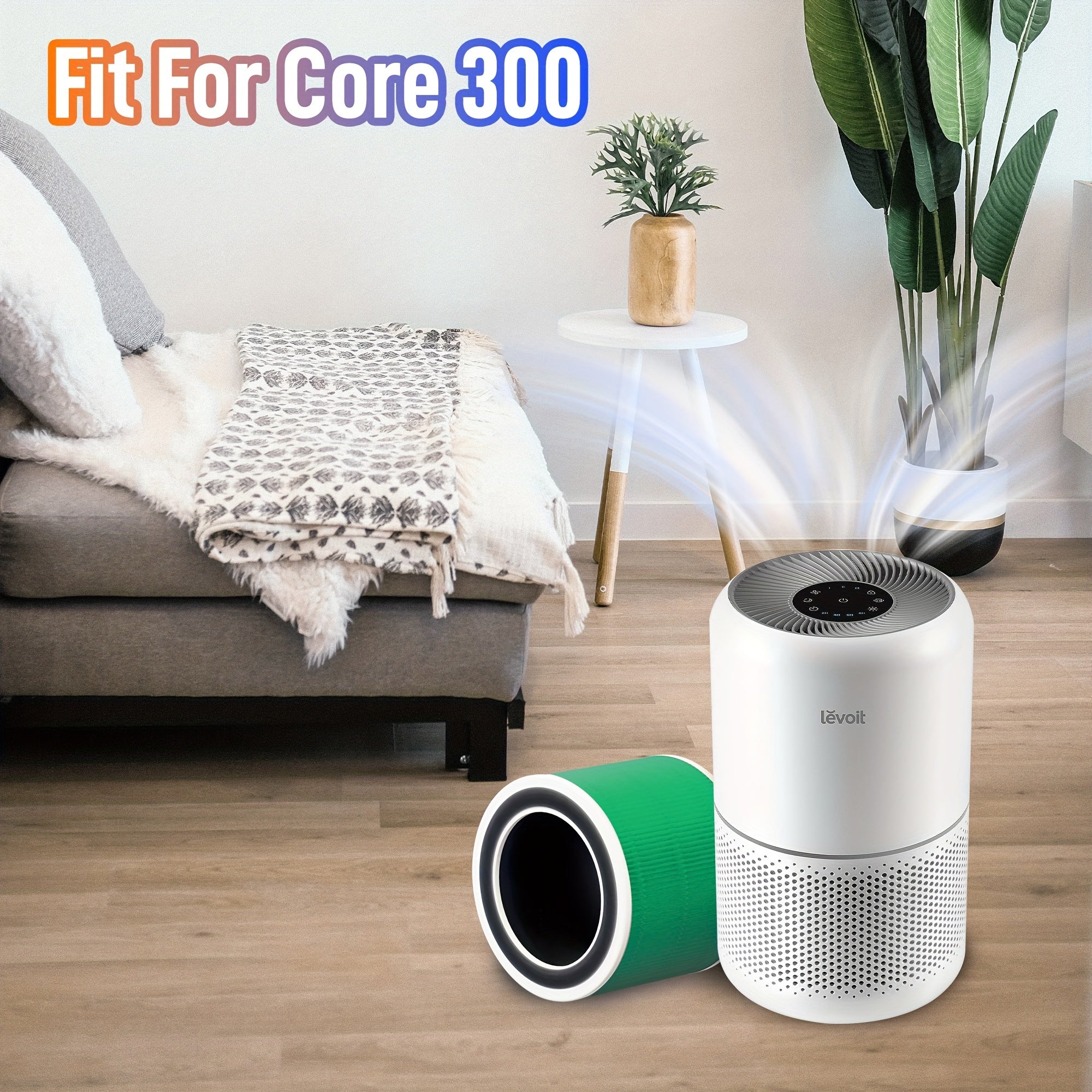 Replacement True HEPA Filter for Core 300 Air Purifier H13 Grade 3-in-1 Vortex