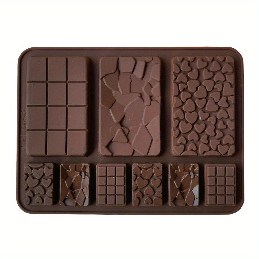 Silicone Candy and Chocolate Mold BPA-Free for DIY Ice Cubes Cakes and Kitchen