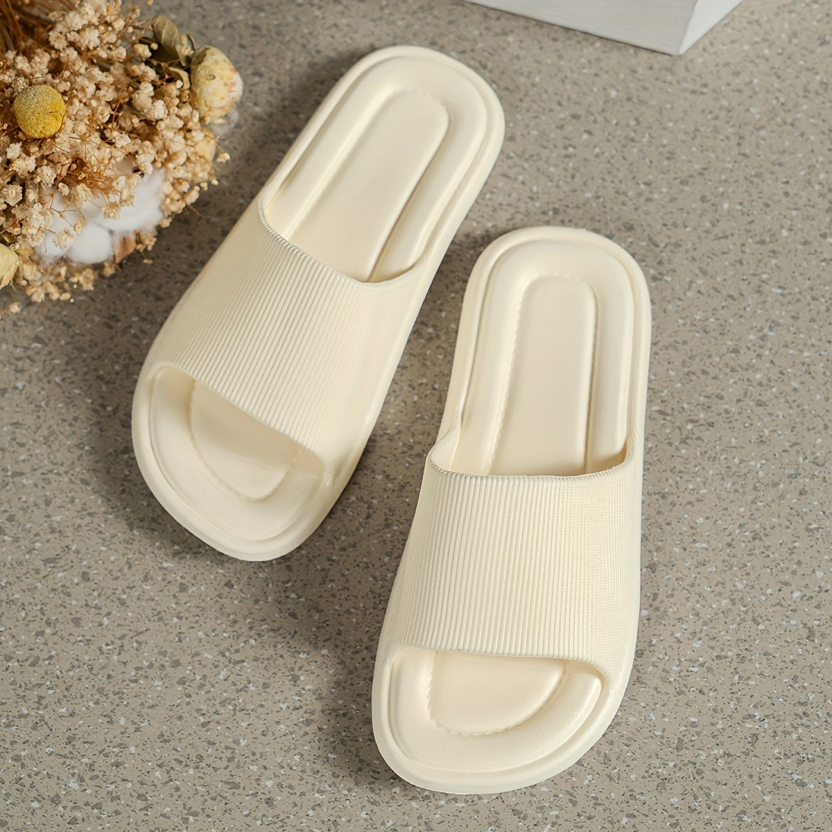 Women's EVA Slides Light Quick-Dry Open-Toe Casual Slippers