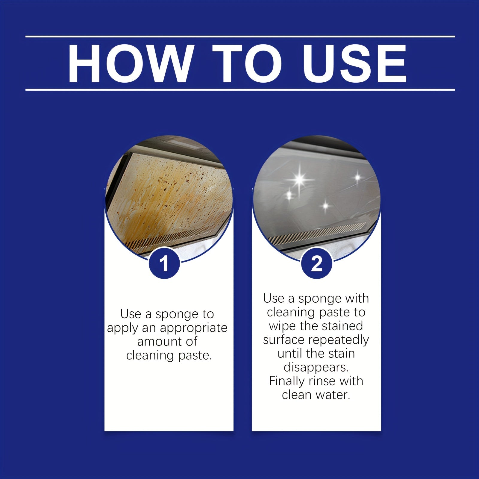 Stainless Steel Cleaning Gel Paste Sodium Bicarbonate 1L Residue-Free