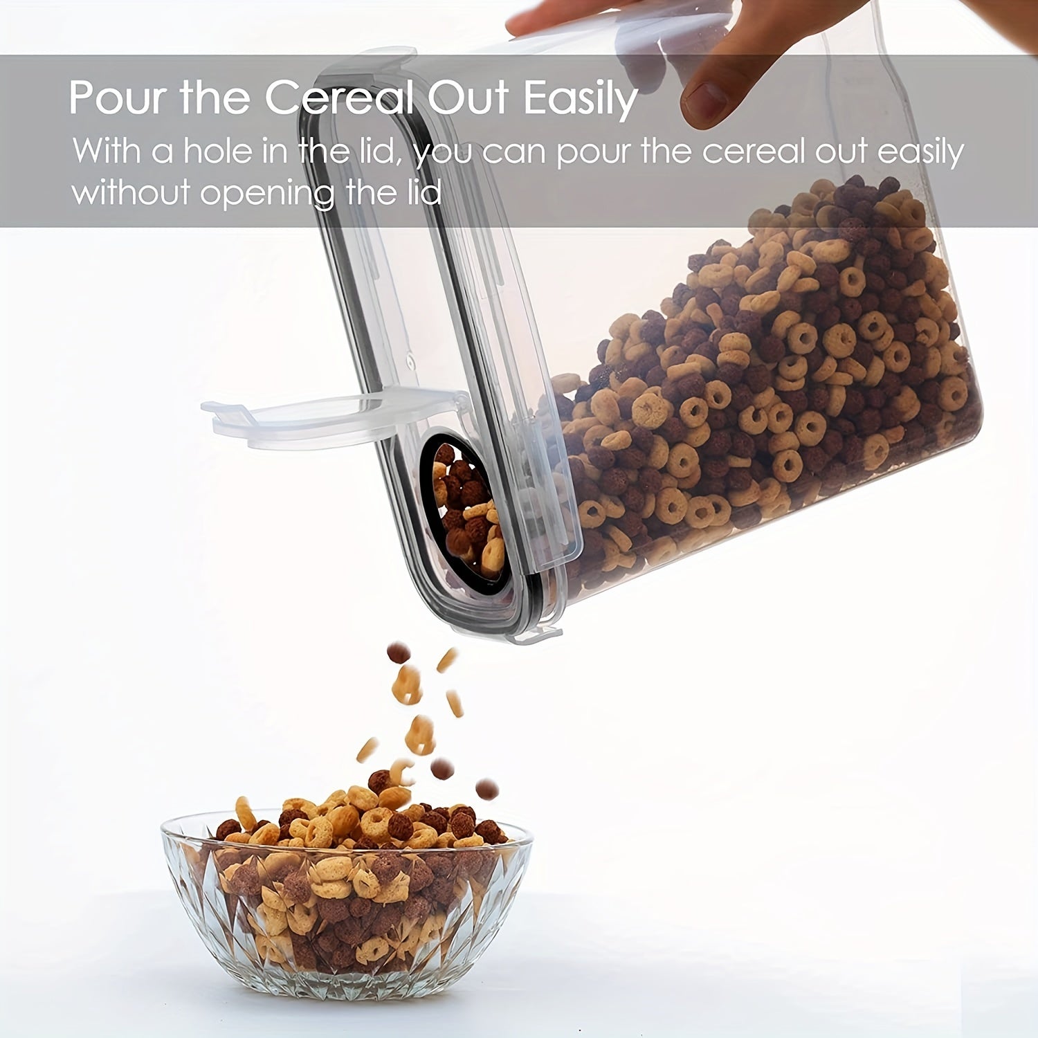 2/4 dona Sariqalar uchun oziq-ovqat saqlash konteynerlari BPA bepul plastmassa havo o'tkazmaydigan oziq-ovqat saqlash qutilari