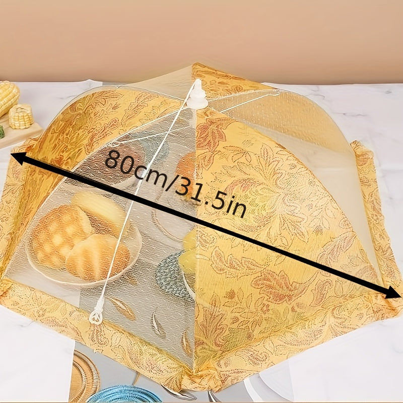 Foldable Food Cover for Outdoor Use, Fly-Proofing and Food Protection