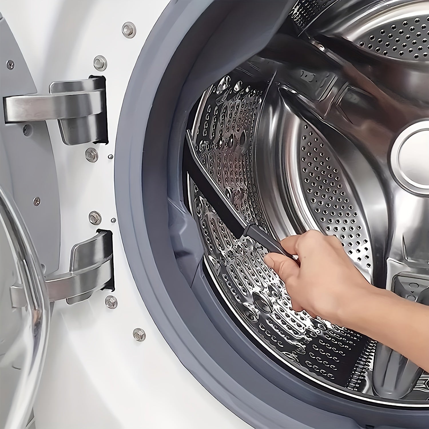 Multi-Purpose Long Handle Brush for Windows Doors and Surface Cleaning