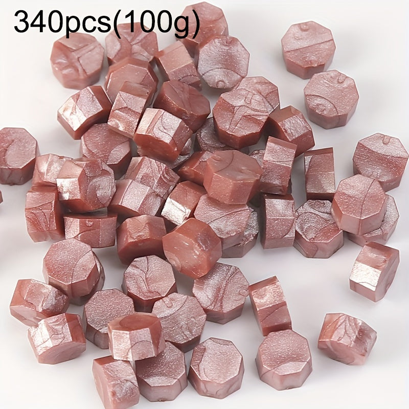 340pcs 100g Octagonal Sealing Wax for Gift Boxes Envelopes DIY Sealing