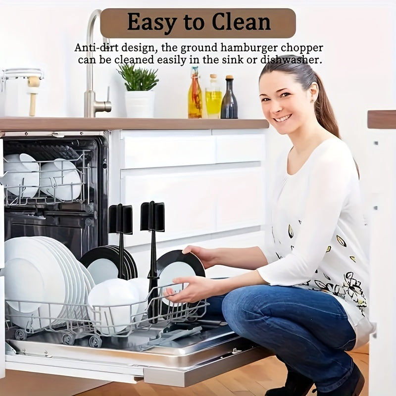 Handheld Meat Chopper Fruit Salad Mixer Rice Spatula Kitchen Utensil