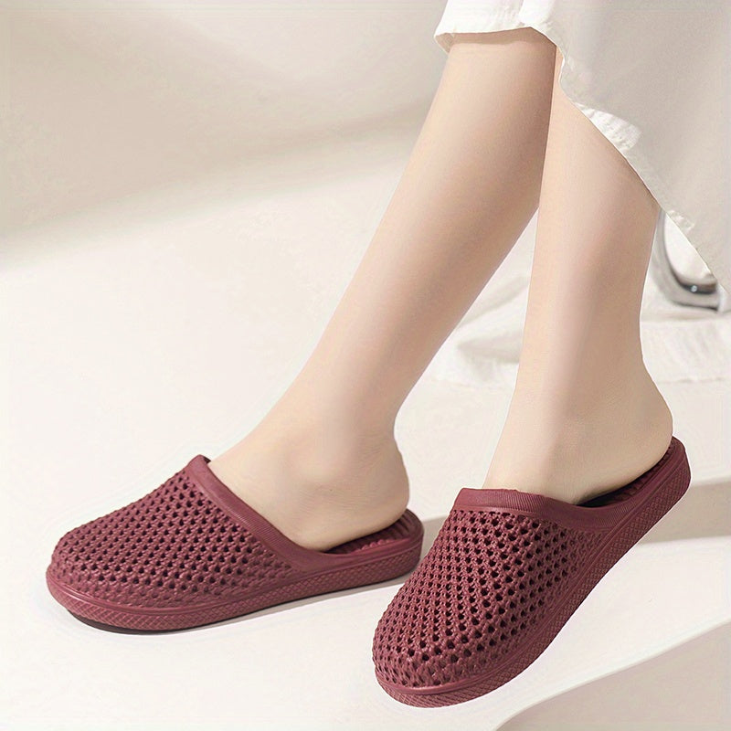 Women's EVA Slip-On Sandals Breathable Pink and Maroon Indoor Outdoor