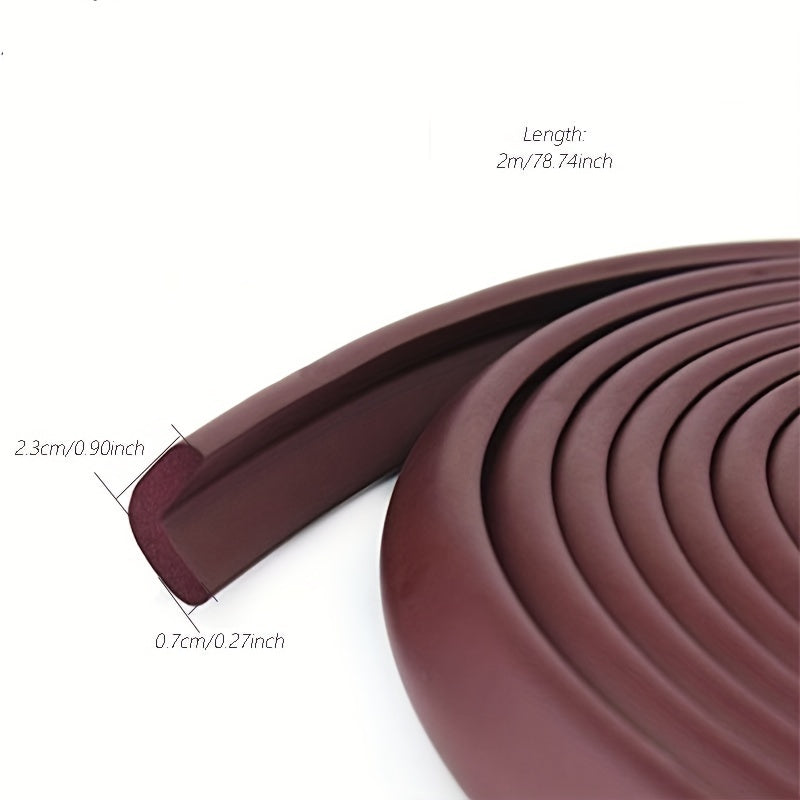 Bolalar xavfsizligi chekkasi himoya qiluvchi bumper chiziq mebel burchaklari uchun 200cm lenta 3.99m