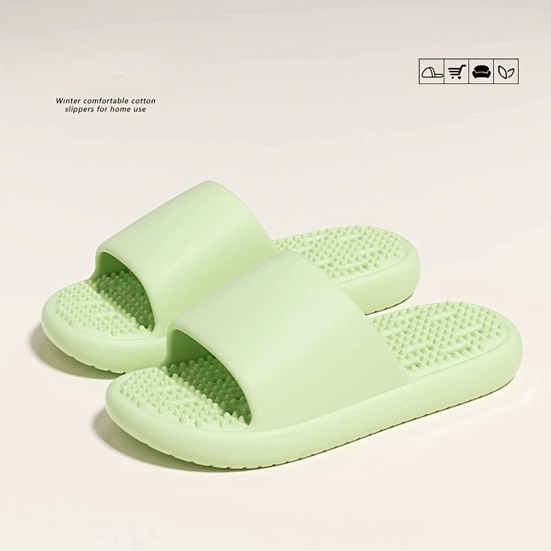 Unisex Breathable Massage Slippers for Home Indoor Use Quick-Drying Soles