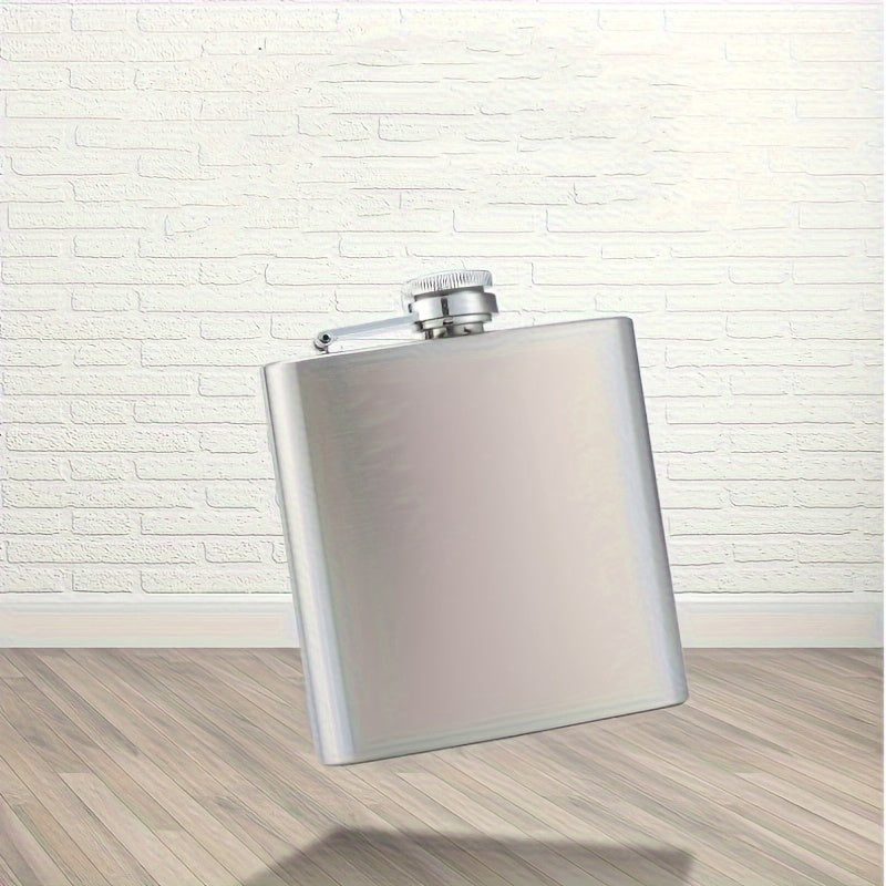 Stainless Steel Hip Flask for Outdoor Use Pocket-Sized with Screw Cap