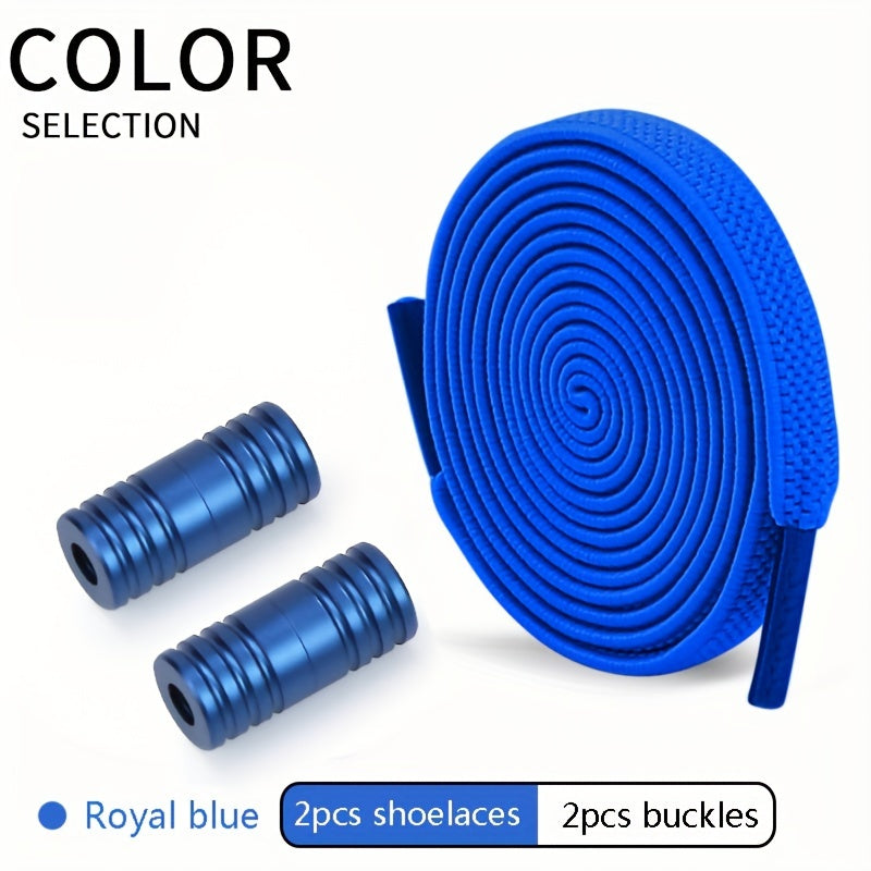 Unisex Elastic Shoelaces With Buckles For Men Women Color Capsule Pack