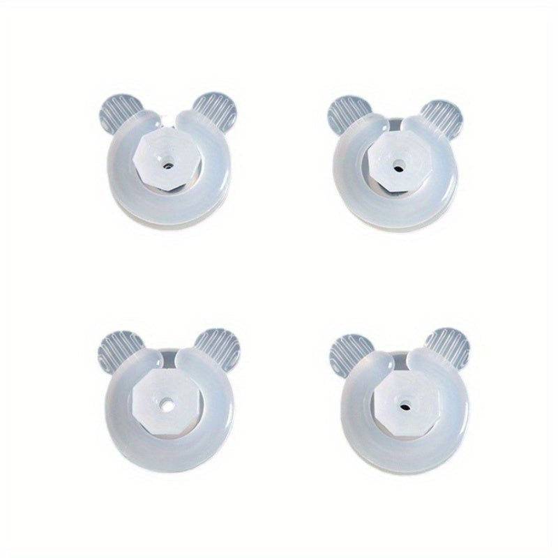 Non-Slip Bed Sheet Clips Set of 4 Clear Plastic Bed Sheet Fasteners Space-Saving Organizer