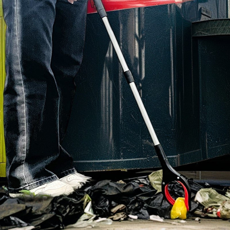 Atrof-muhitga e'tiborli sanitariya asbobi, bosimga javob beradigan, kuchga ta'sir qiladigan kengaytirilgan alyuminiy qotishmasi axlat klipi, vazn nazorati imkoniyatiga ega uy axlat yig'uvchi, bosimni sozlash mumkin bo'lgan va uzoq tutqichli axlat klipi