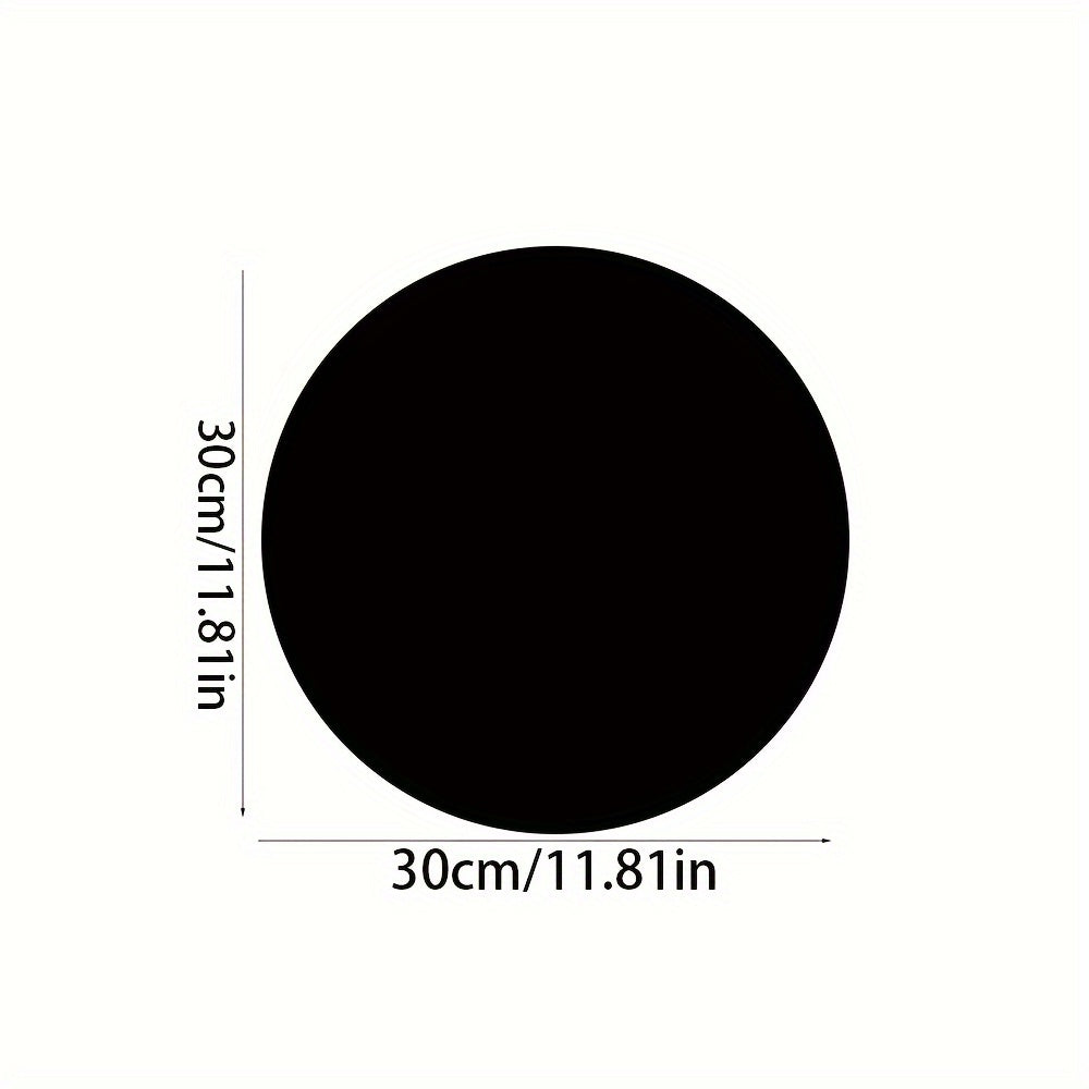 Round Plush Fabric Carpet Soft Furry Indoor Rug for Bedroom and Chair Pads