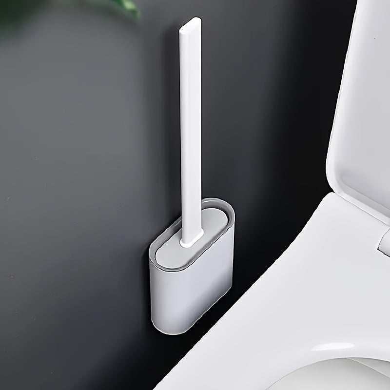 Bizning Oson-tozalovchi Silikon Tualet Cho'tkasi To'plamimiz bilan burchaklarni osonlik bilan tozalang. Uzoq tutqich, devorga o'rnatiladigan dizayn va oson foydalanish uchun sirpanmaydigan tutqichga ega.