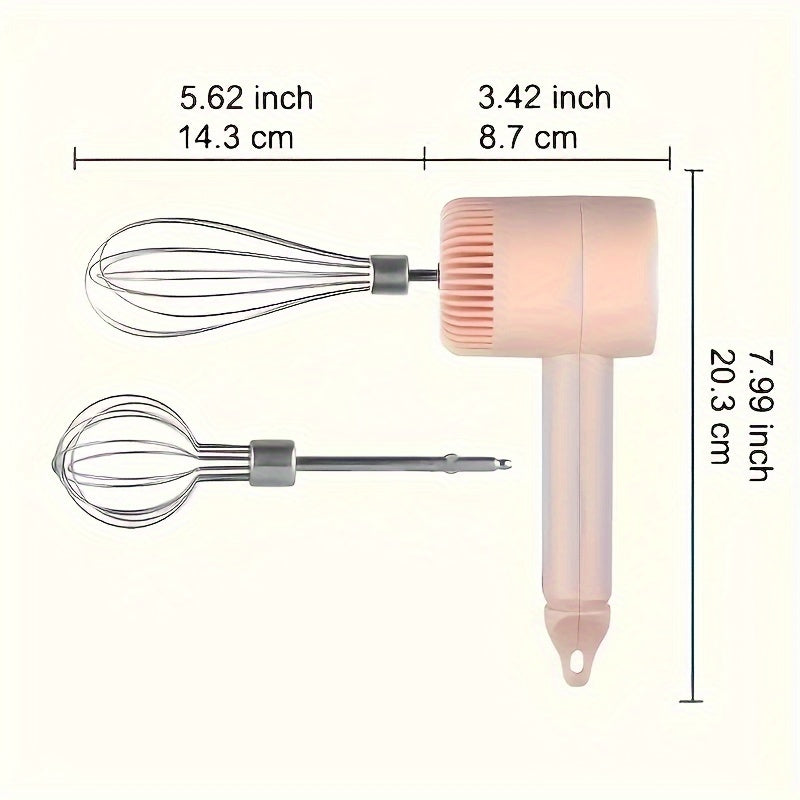 Batidor de ajo eléctrico, batidora de mano, batidor de huevos, herramienta de cocina multifuncional