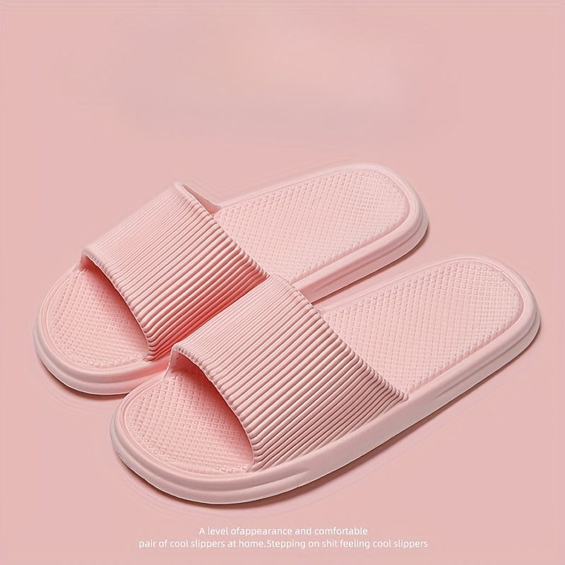 Women's Non-Slip Solid Color EVA Indoor Outdoor House Slippers