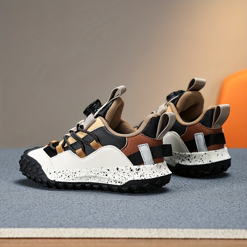 Детские повседневные спортивные кроссовки для мальчиков и девочек, осень-зима, низкий топ, подошва из ТПР