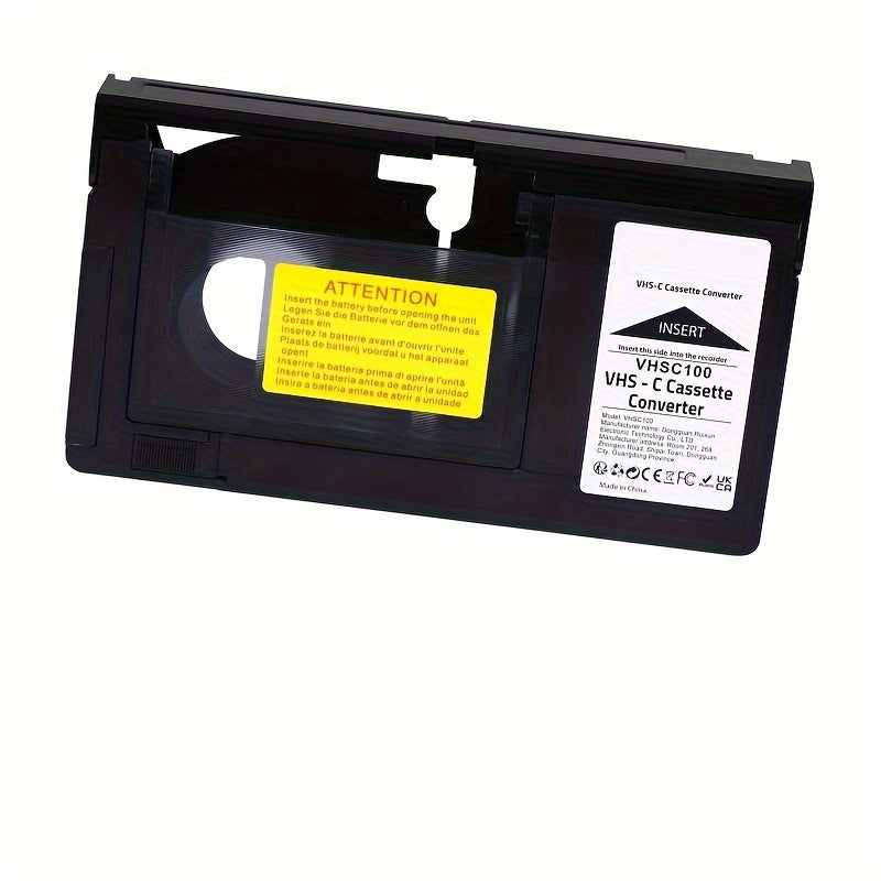 Корпус для конвертера Retro VHS в VHS, не требует батарей, совместим с VHS-кассетами, винтажный аксессуар для VHS