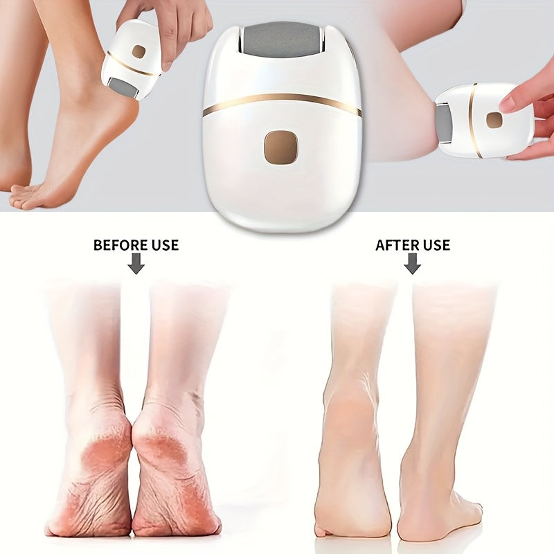 Rechargeable Electric Foot Grinder with Lithium Battery 2 Speeds Portable USB Charging Leather Polishing