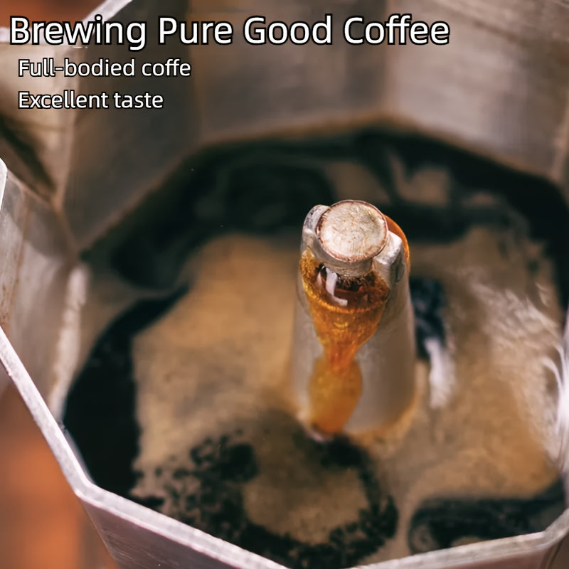 Stainless Steel Coffee Pot Classic Moka Pot Octagonal Espresso Maker