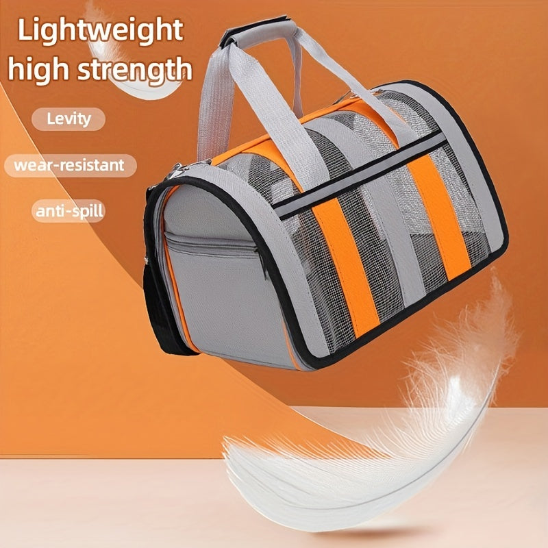 Portable Pet Carrier for Small Cats and Dogs Breathable Foldable Travel Outdoor