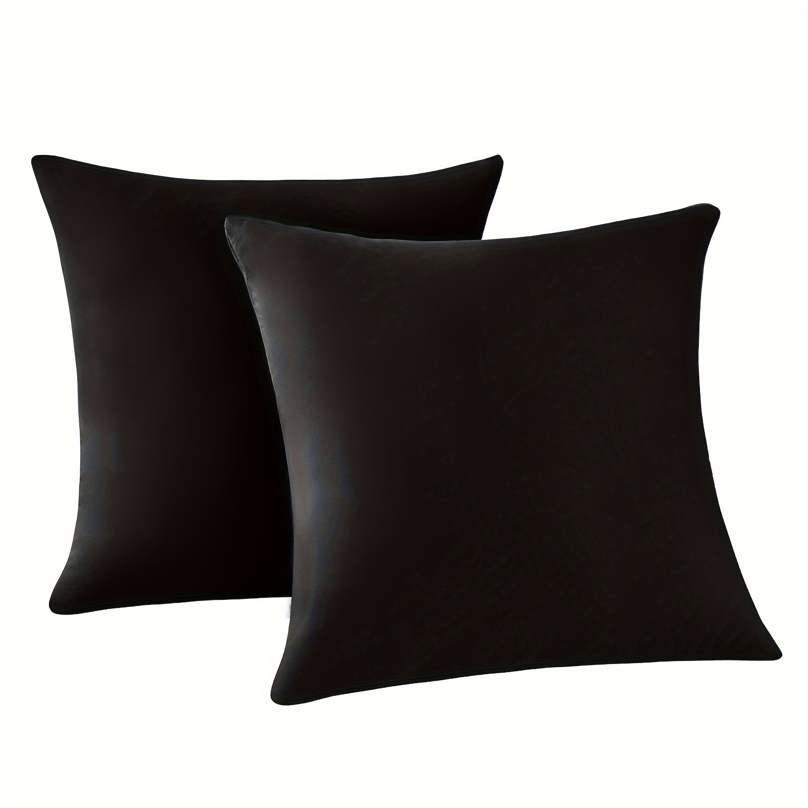 Two Pack Brushed Cloth Pillowcases 90gsm Soft Durable Bedding Set