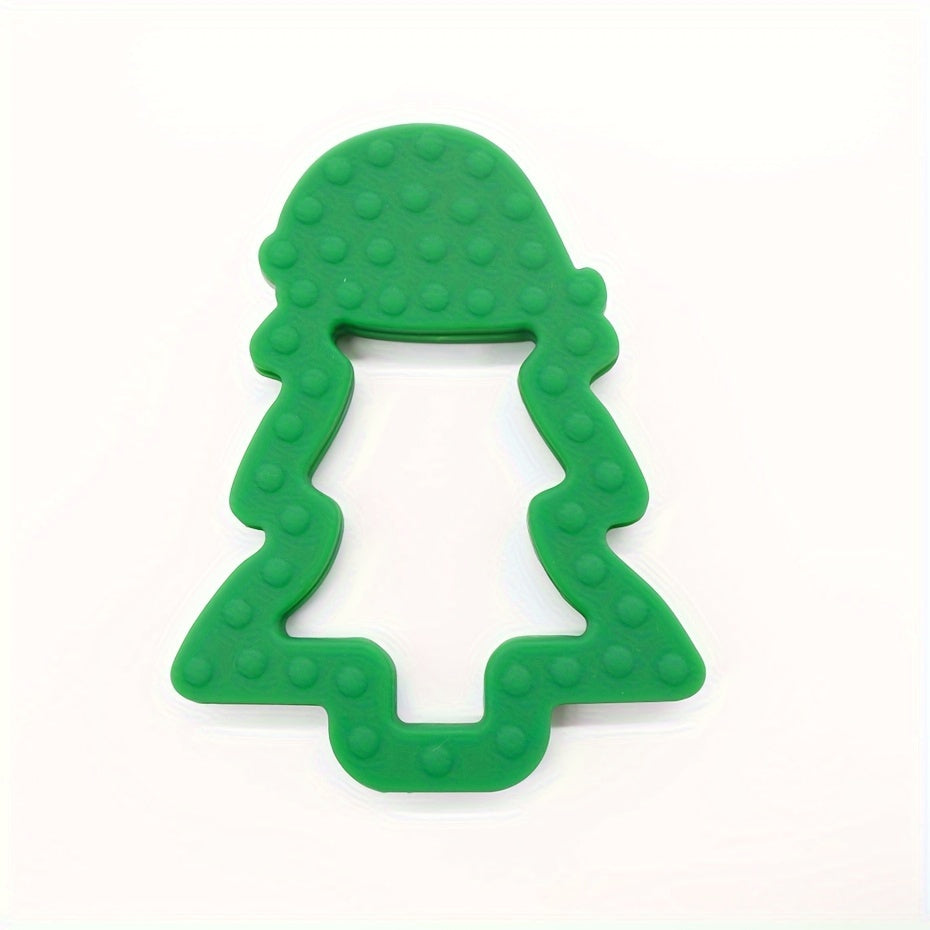 Kids Christmas Tree Teether Food-Grade Silicone Holiday Gift