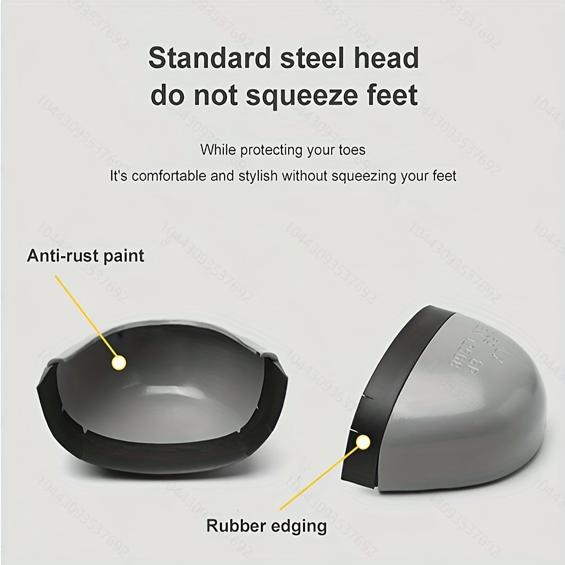 Women's Safety Shoes Steel Toe Anti-Smash Lightweight Work Shoes