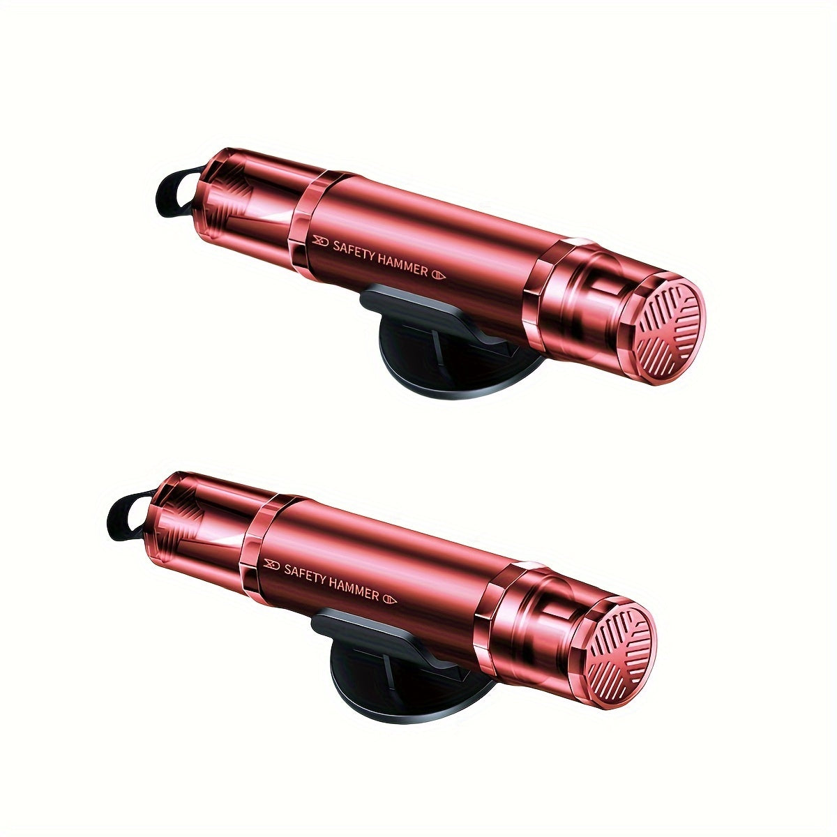2 Pack Aluminum Alloy Car Window Breaker Safety Hammer Emergency Escape Tool