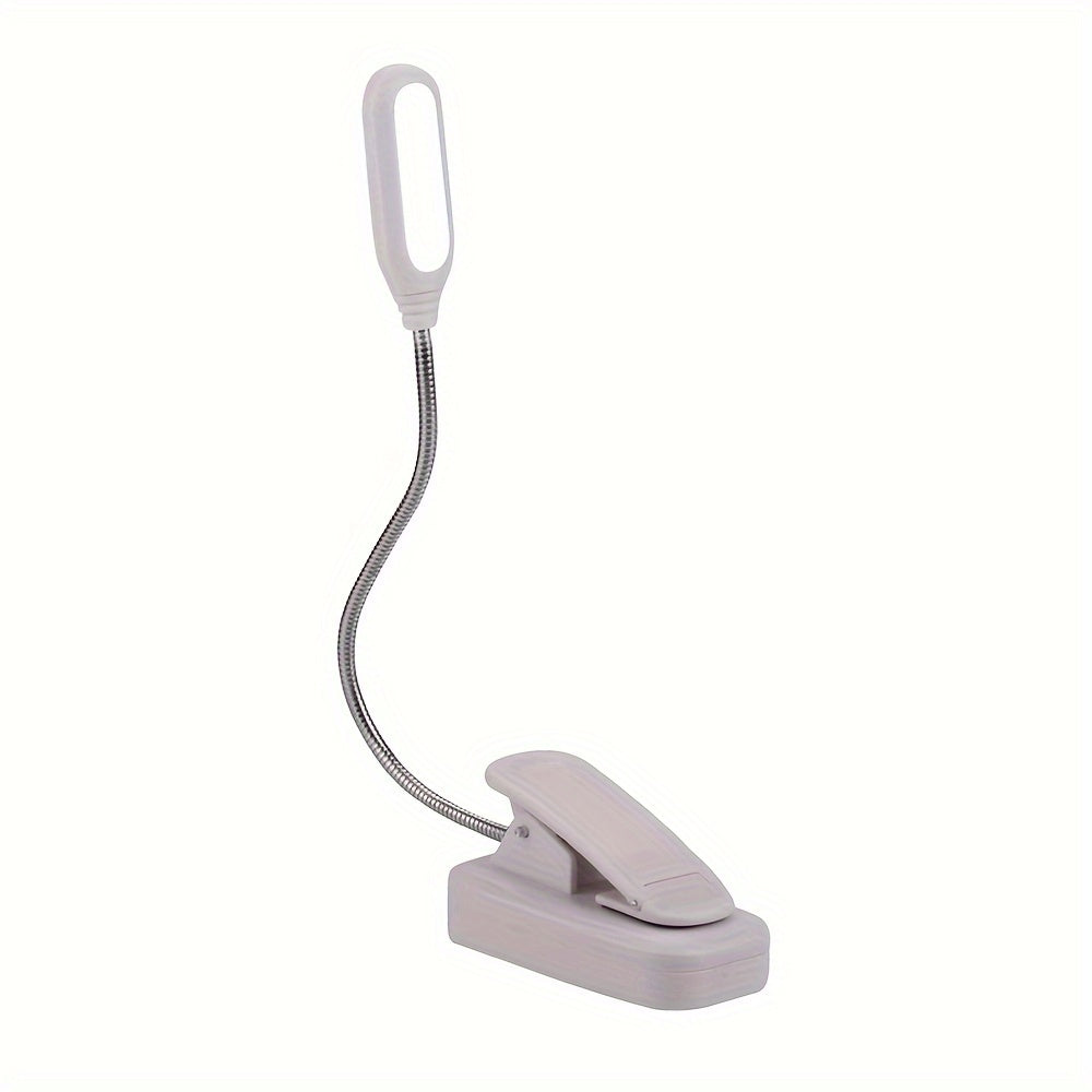 LED Book Light with Adjustable Arm and Push Button Control
