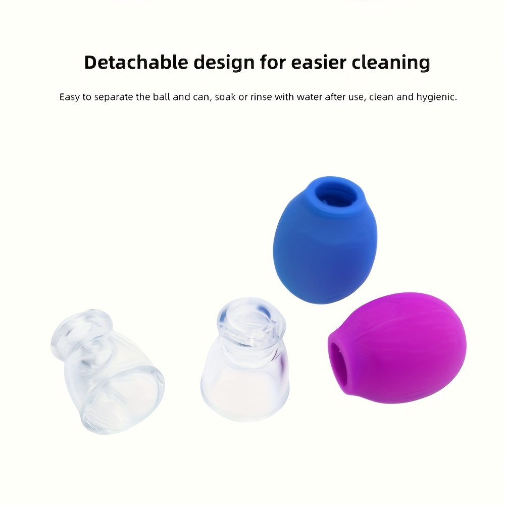 6-Piece Silicone Facial Cupping Set for Face, Body, Hands and Neck