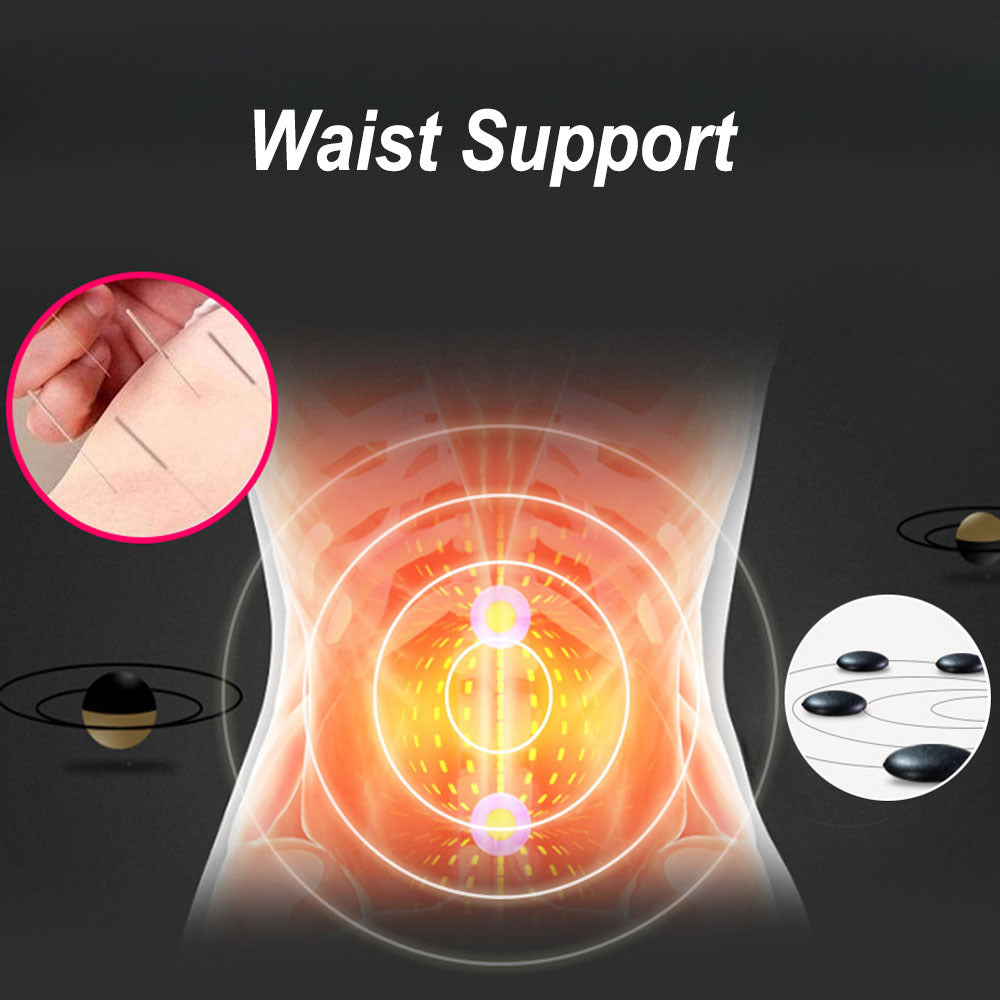 Cinturón ajustable de soporte lumbar para hombres y mujeres, faja lumbar con compresión, transpirable, cinturilla para uso diario