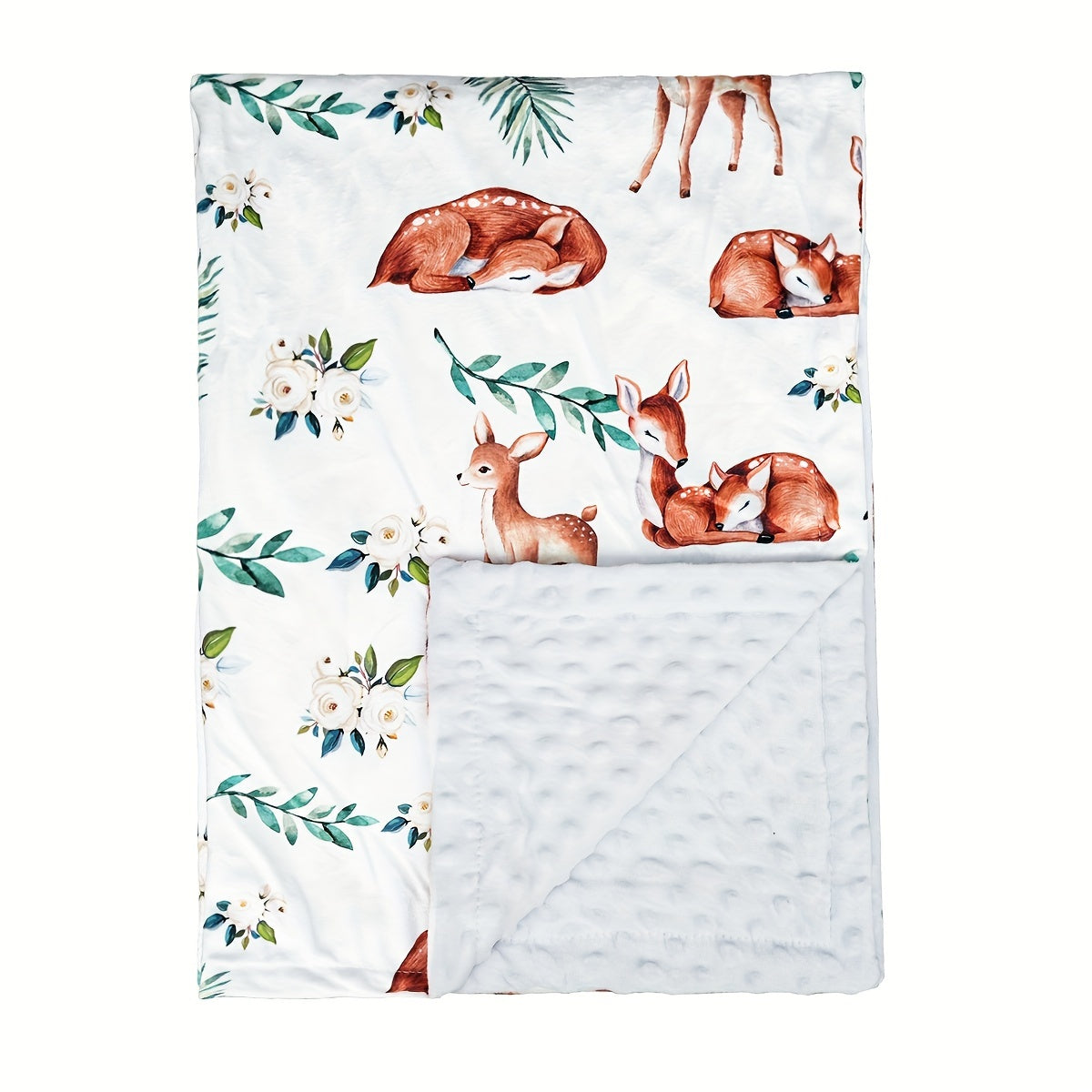 Animal Print Blanket for Kids Cozy Soft Throw Bed Cover 50x60 Inches