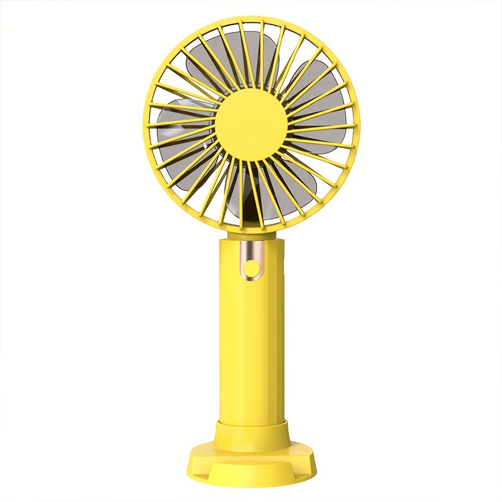 Mini Handheld Fan Portable USB Rechargeable for Travel Camping Office