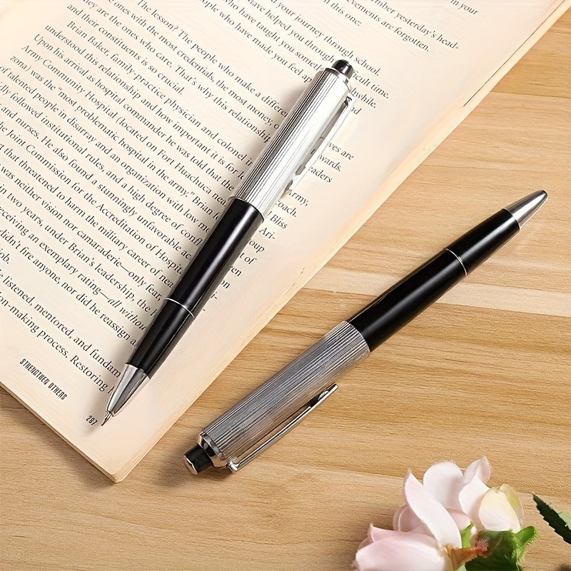 Juego de bolígrafo de susto eléctrico para mayores de 3 años, blanco y negro, 2 piezas