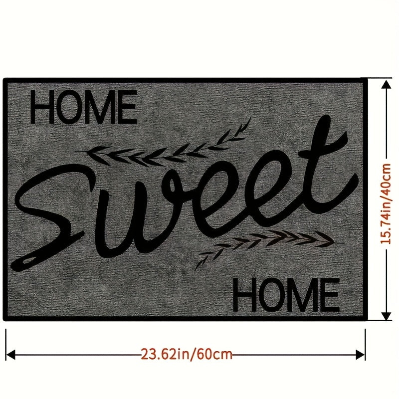 Non-Slip Door Mat Washable Indoor Outdoor Entryway Rug for Living Room Kitchen Bedroom