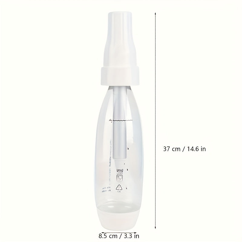 Portable soda maker for homemade carbonated beverages 0.98-9.08 L capacity dual gas system non-electric for sodas and juices