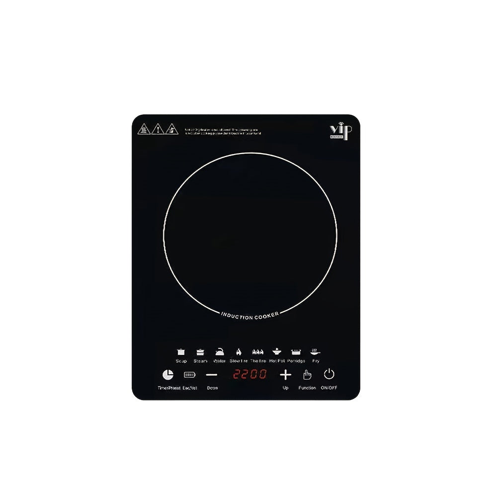 220V Induction Cooktop with Precision Temperature Control Easy to Clean Oil Resistant