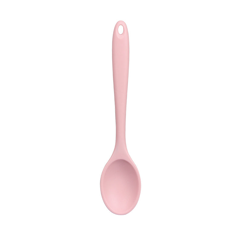 Silicone Soup Spoon Kitchen Utensil Non-Stick Heat-Resistant Cooking Tool