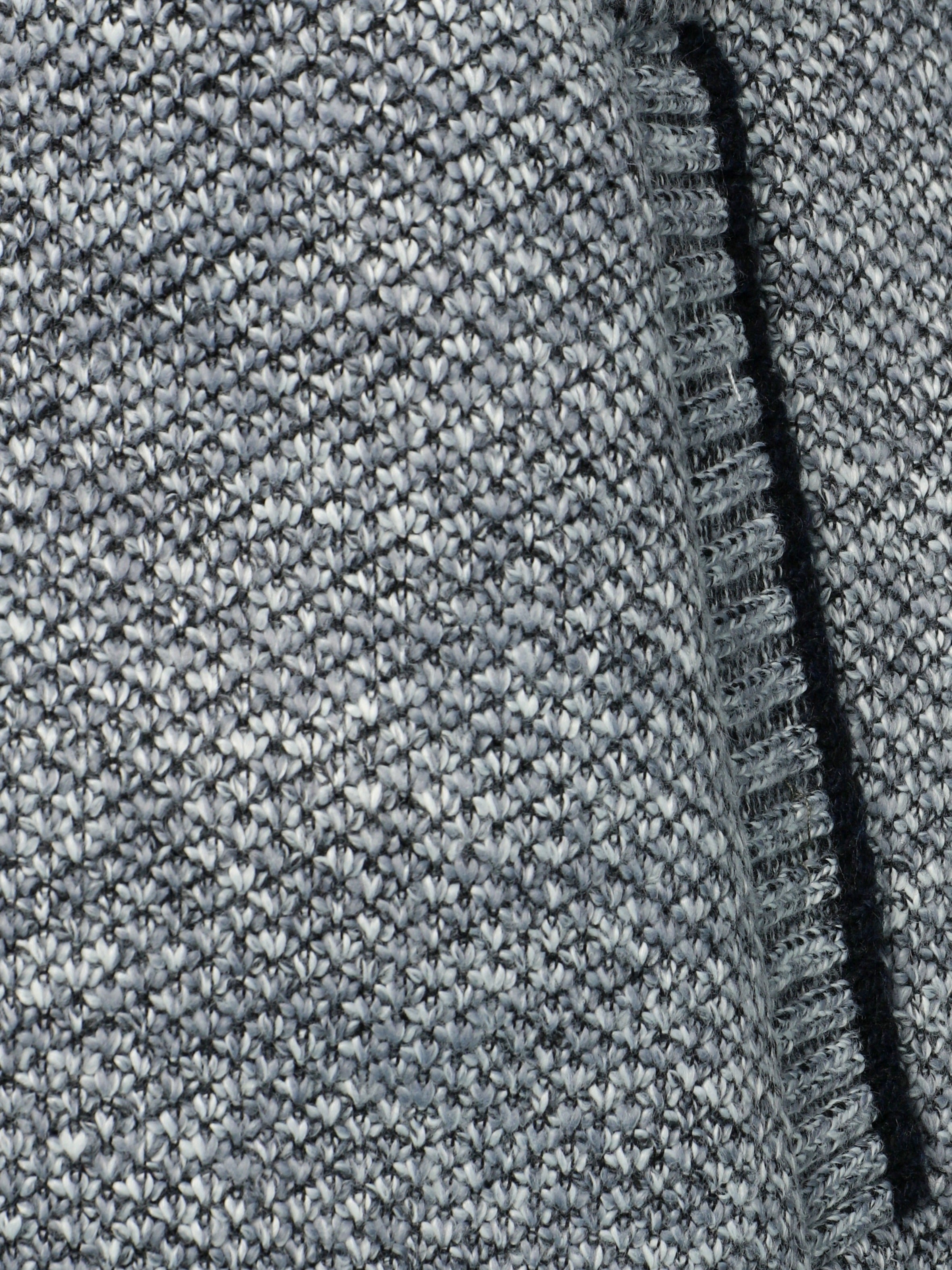 Cárdigan de punto para hombre de manga larga con cremallera, otoño e invierno, corte regular, poliéster sólido