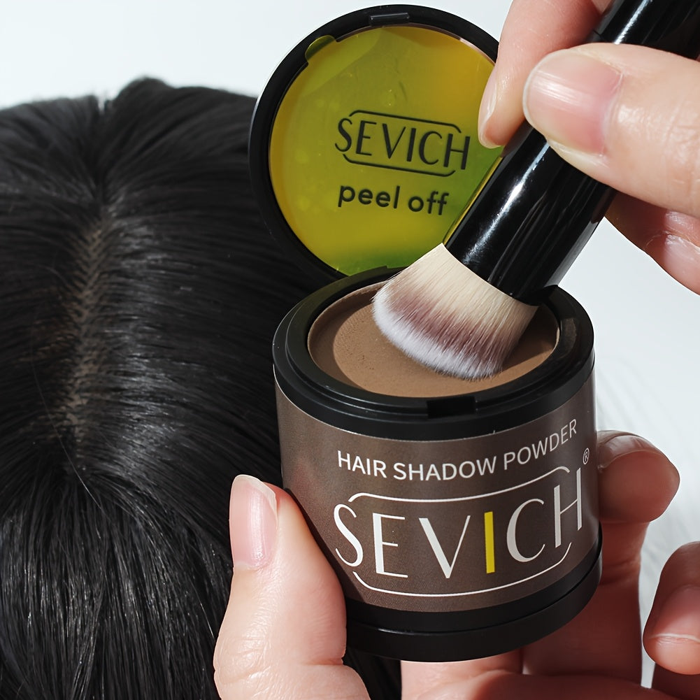 Ayollar uchun suv o'tkazmaydigan kukunli soch chizig'ini yashiruvchi to'plam, cho'tkali