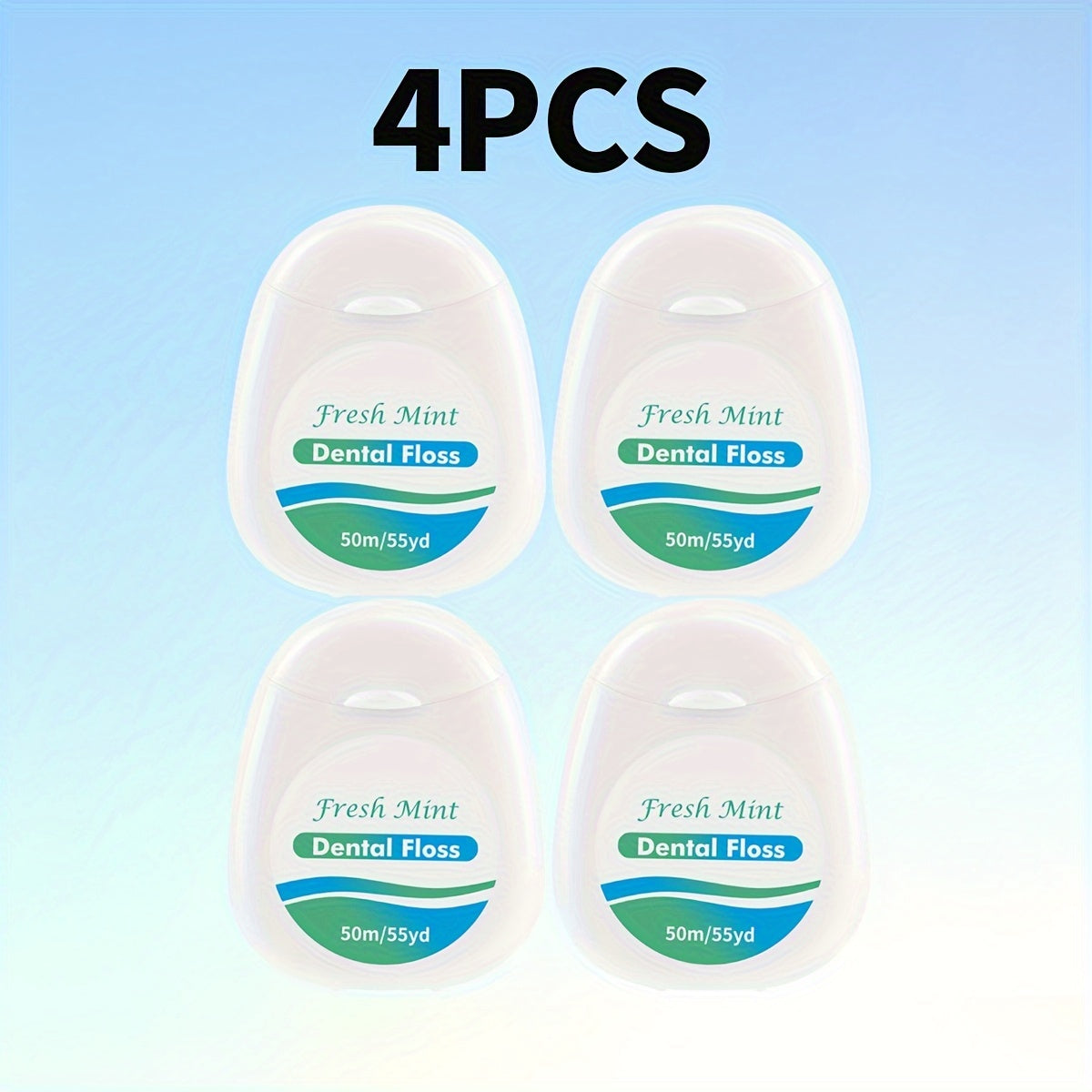 Fresh Mint Dental Floss 1/2/4 Pcs Interdental White Refreshing Mouth Care