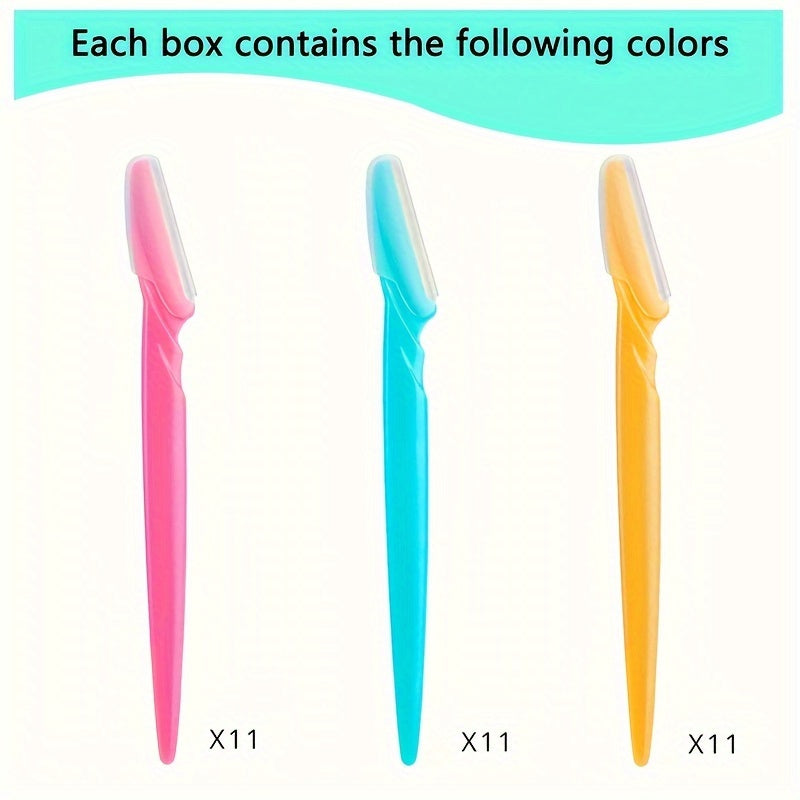 Unisex Multi-Use Eyebrow Razors Set for Exfoliating Dermaplaning Facial Grooming